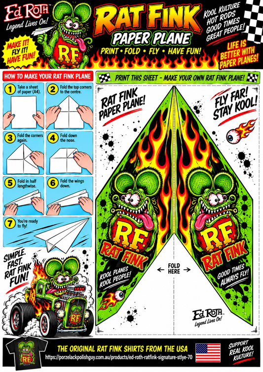 MAKE A RAT FINK PLANE FREE JUST SAVE THE PICTURE