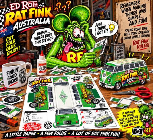 FREE TO BUILD A RAT FINK VW BUS JUST SAVE PICTURE AND BUILD