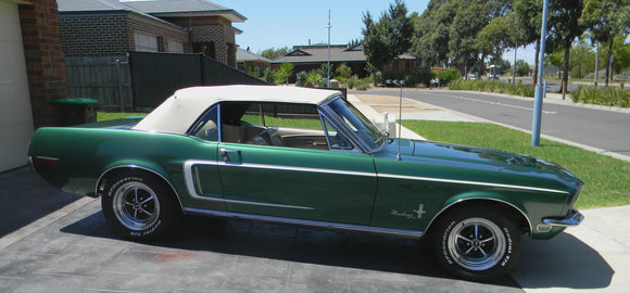 only 24 Mustang Convertibles in Highland Green made..