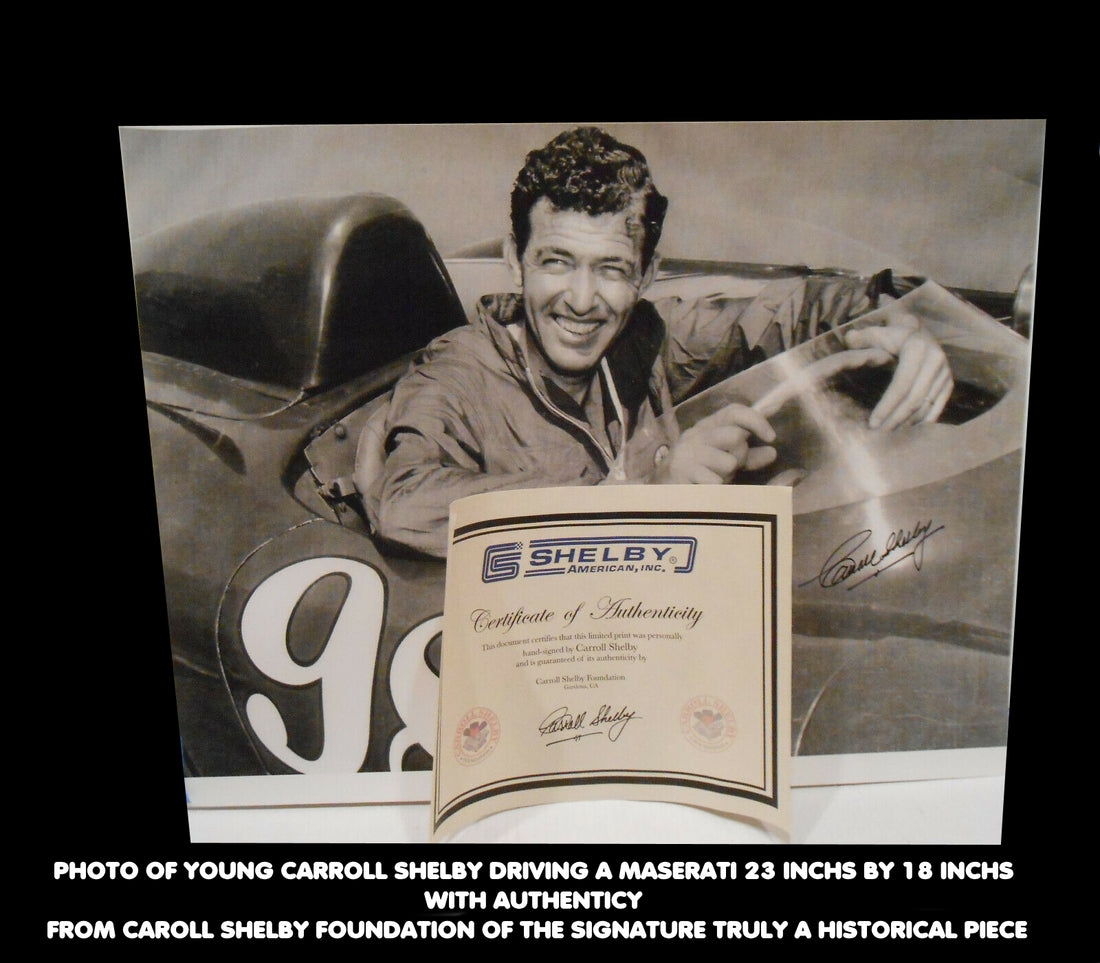 1957 CARROLL AND SHELBY IN A MASERATI A LEGEND OF A MAN