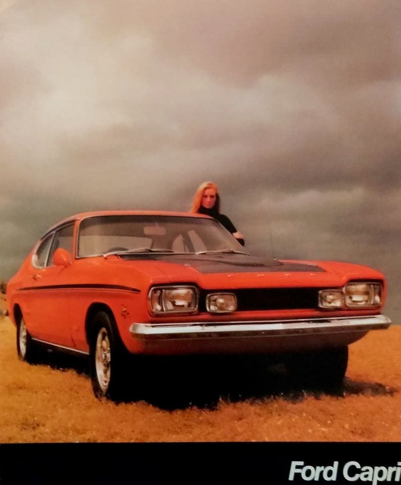 1970 ORIGINAL FORD AUSTRALIA CAPRI BROCHURE GT AND XL