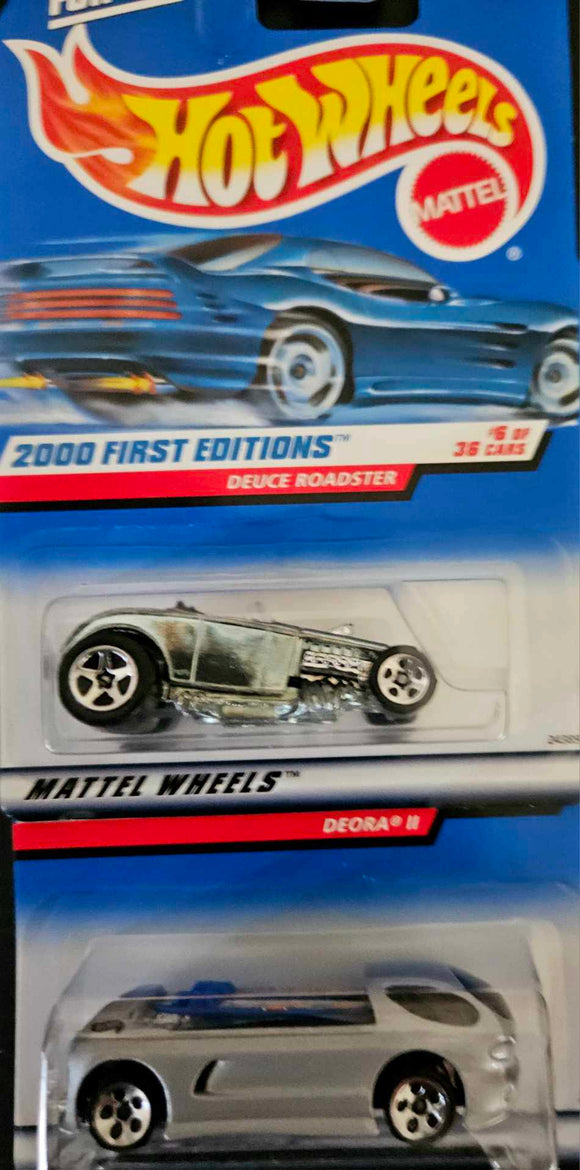 2000 HOT WHEELS FIRST EDITIONS DEUCE ROADSTER and DEORA 2