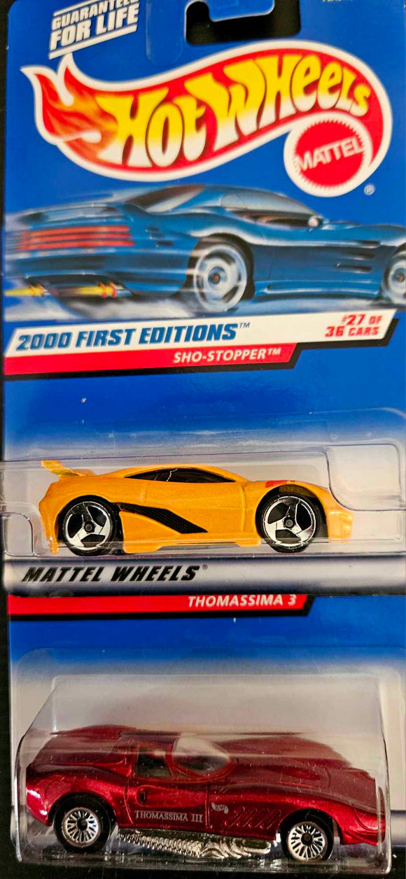 HOT WHEELS 2000 FIRST EDITIONS SHO STOPPER AND THOMASSIMA 3