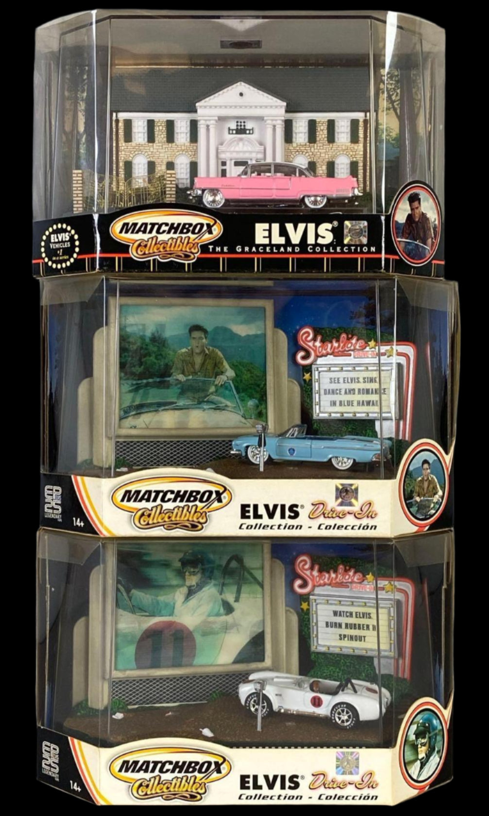 ELVIS DIORAMA COLLECTION super collectable and rare 2001 series