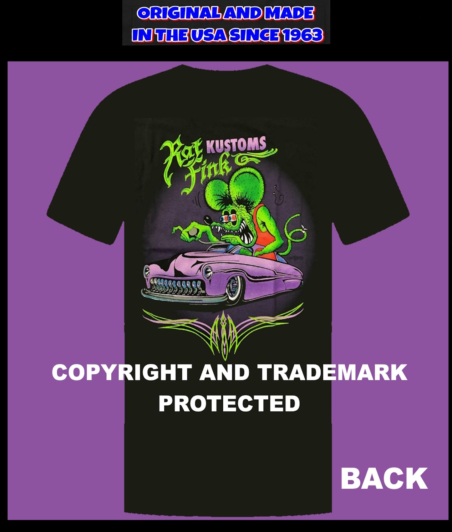 ORIGINAL ED ROTH KUSTOM MERC T SHIRT STYLE 73