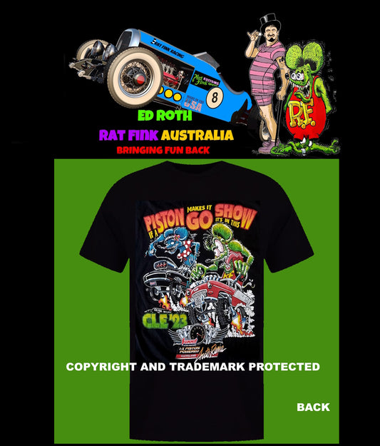 Rat Fink Piston Go Show LIMITED EDITION STYLE LD1A