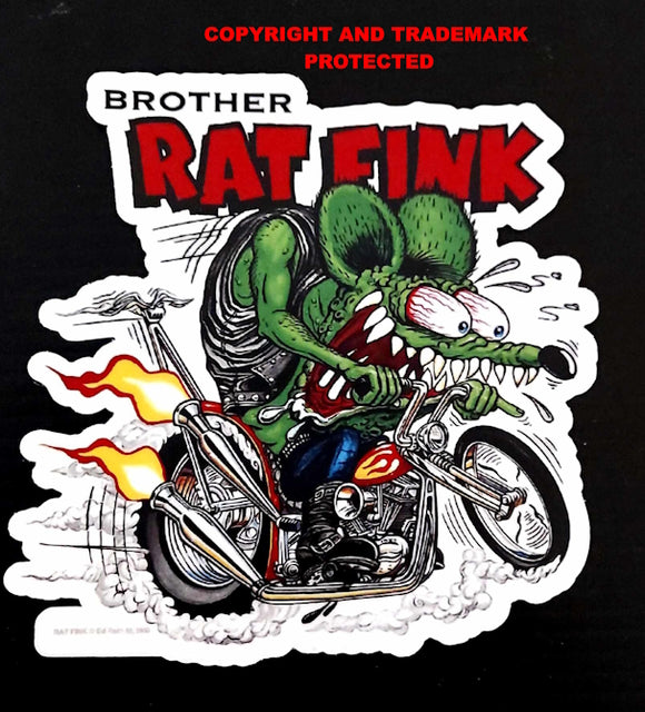 BROTHER RAT FINK DECAL ORIGINAL