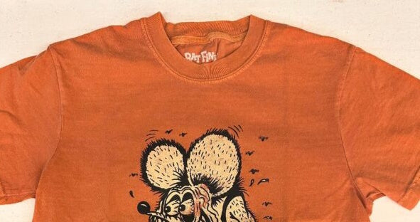 ED ROTH RAT FINK T SHIRT COLOR YAM STYLE 101