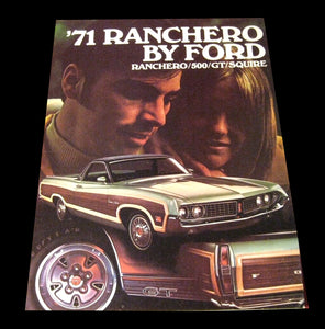 1971 Ford Ranchero Pickup Truck Sales Brochure Original