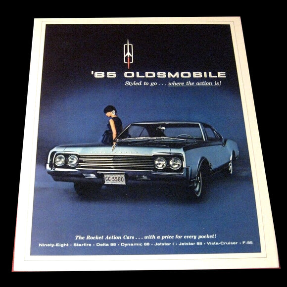1965 Oldsmobile & 442 Sales Brochure Original