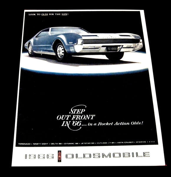 1966 Olds Oldsmobile & 442 Sales Brochure Old Original