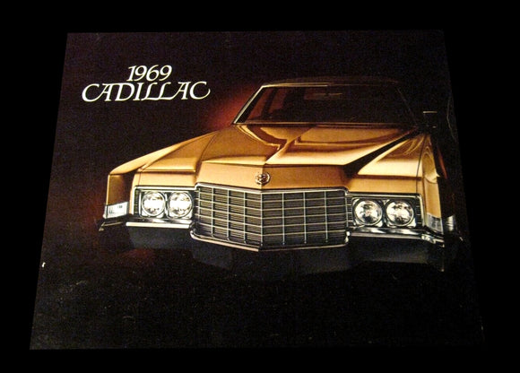 1969 Cadillac Sales Brochure Old Original
