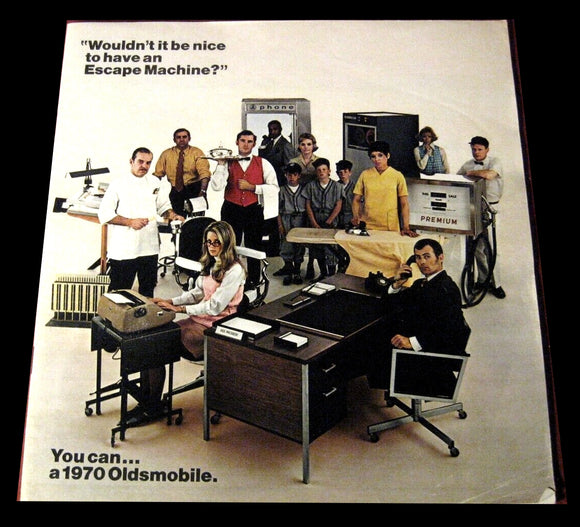 1970 Oldsmobile & 442 USA Sales Brochure Old Original