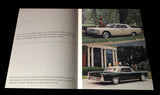 1965 Lincoln Sales Brochure Book Original