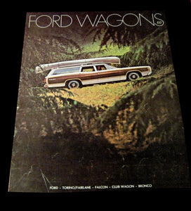 1969 Ford Station Wagon USA Sales Brochure Booklet  Old Original