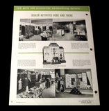 1936 Ford Merchandising Bulletin August Sales Brochure Original