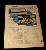 1938 Ford January Merchandising Bulletin Sales Brochure old