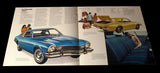 1973 Ford Maverick Large Sales Brochure Old Original