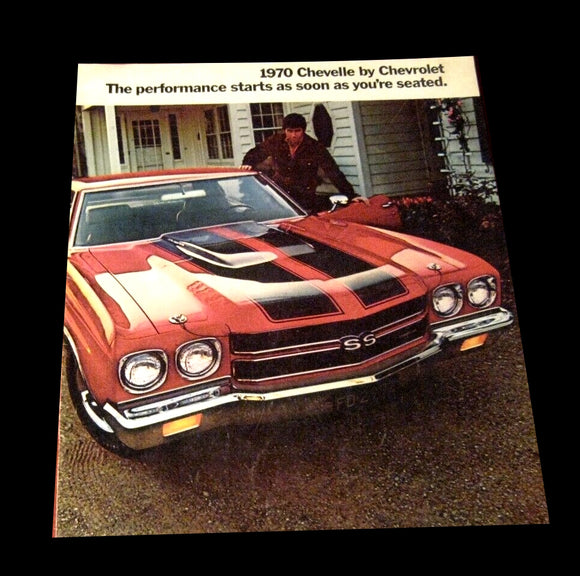 1970 Chevy Chevelle Sales Brochure Old Original
