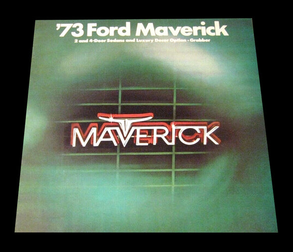 1973 Ford Maverick Large Sales Brochure Old Original