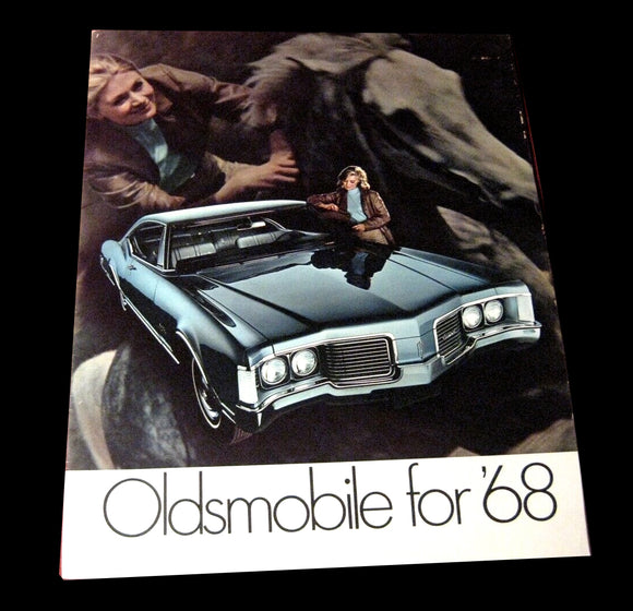 1968 Oldsmobile Large Prestige Sales Brochure Old Original