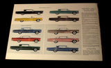 1958 Lincoln Large Prestige Sales Brochure Booklet  Old Original