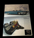 1969 Cadillac Large Prestige Sales Brochure Old Original