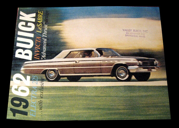 1962 Buick Electra Lesabre Invicta Sales Brochure Original