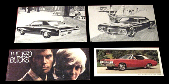1970 Buick Sales Brochure & card Original