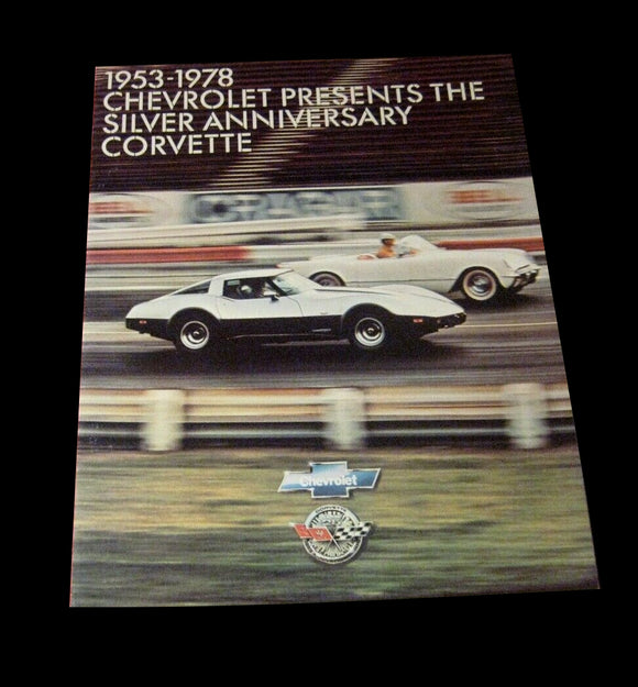 1978 Chevy Corvette Sales Brochure Old Original