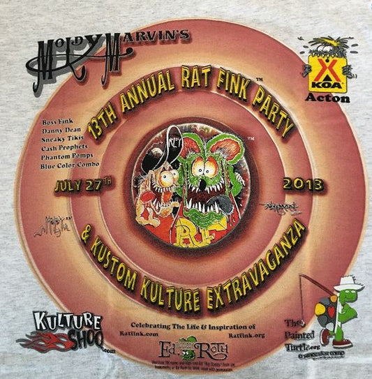 13th Kustom Kulture Extravaganza 2013 ORIGINAL ED ROTH RAT FINK STYLE SP3 LIMITED EDITION CLEARANCE