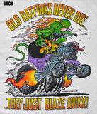 ED ROTH RAT FINK ORIGINAL Never Die T Shirt  STYLE 3