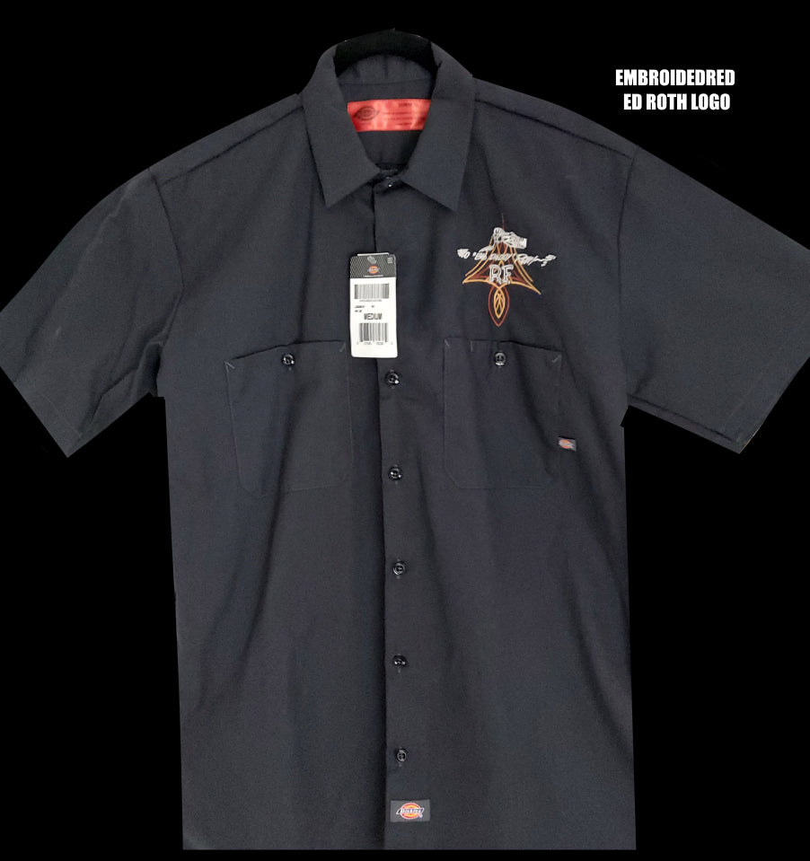 ED ROTH RAT FINK ORIGINAL 2015 Kustom Hot Rod Work Shirt STYLE 7