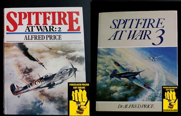 Spitfire At War  2 plus Spitfire At War: 3. a WW2 hardback book in great condition. both Signed by Alex Henshaw