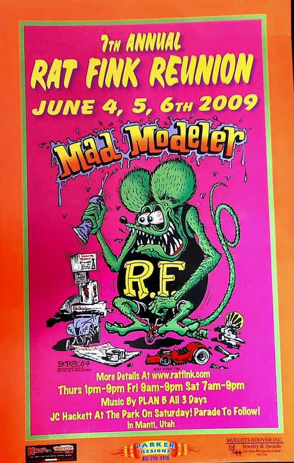7th Annual Rat Fink Reunion Poster Limited