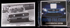 Ford Falcon Commemorative Edition Book plus MOFFAT PHOTO AND VINTAGE DECALS