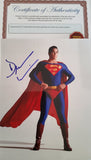 Superman 8x10 TV series Superman photo signed by actor Dean Cain. Good condition Comes with Certificate of Authenticity