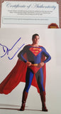 Superman 8x10 TV series Superman photo signed by actor Dean Cain. Good condition Comes with Certificate of Authenticity