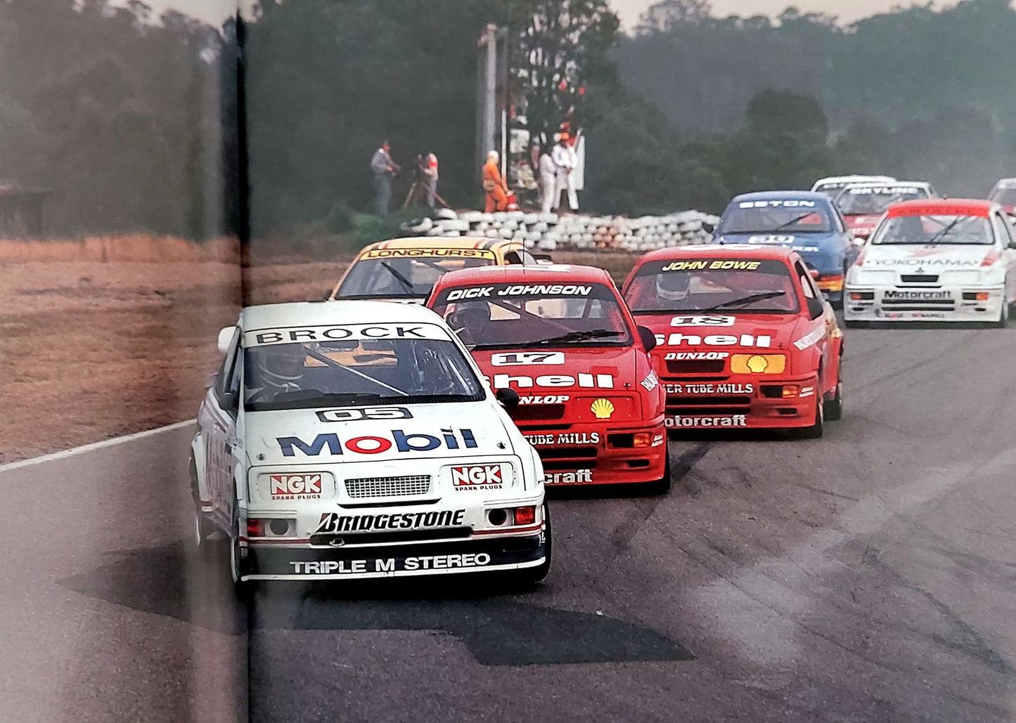 1989 issue of RACING CAR news front cover signed by Dick Johnson