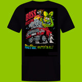 ED ROTH RAT FINK ORIGINAL BOSS MUSTANG 100% COTTON T SHIRT STYLE 16