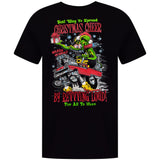 ED ROTH RAT FINK ORIGINAL CHRISTMAS CHEER REVVING LOUD  T SHIRT STYLE 15 (CLEARANCE)