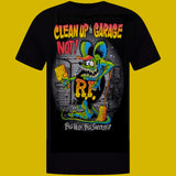 ED ROTH RAT FINK ORIGINAL CLEAN UP THE GARAGE T SHIRT STYLE 5