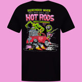 ED ROTH RAT FINK REMEMBER WHEN SEX WAS SAFE AND HOT RODS WERE DANGEROUS  BLACK STYLE 10