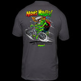 ED ROTH RAT FINK MOMS MONSTER STYLE 40 CHARCOAL T SHIRT