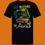 ED ROTH RAT FINK ORIGINAL MIGHTY MUSTANG BLACK T SHIRT STYLE 25