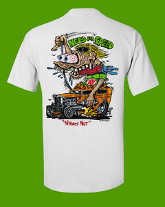 ED ROTH RAT FINK ORIGINAL NEED FOR SPEED 100% COTTON T SHIRT STYLE 24