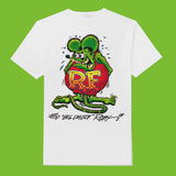 ED ROTH RAT FINK ORIGINAL WHITE T SHIRT 100% COTTON SHIRT ORIGNAL STYLE 22