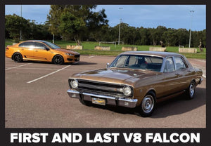 FIRST AND LAST FALCON V8 SIZE 71 BY 50 CM