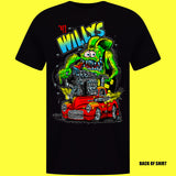 ED ROTH RAT FINK 41 WILLY BLACK T SHIRT STYLE 41