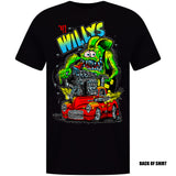 ED ROTH RAT FINK 41 WILLY BLACK T SHIRT STYLE 41